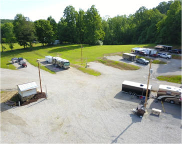 an aerial view of our RV Sites