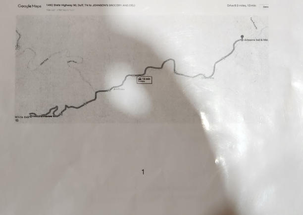 a map on how to get to johnson's grocery & deli